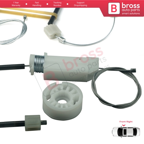 Window Regulator Repair Kit Front Right for Mercedes CLS Class C219 W219 2004-2011 A2197200846