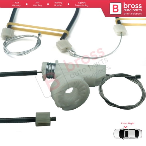 Window Regulator Repair Kit Front Right for Mercedes CLS Class C219 W219 2004-2011 A2197200846