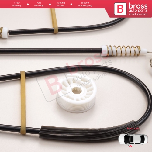Window Regulator Repair Kit Front Left for Mercedes E Series W211 S211 2002-2009 4/5 Door A2117200346