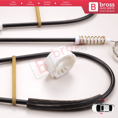 Window Regulator Repair Kit Front Left for Mercedes E Series W211 S211 2002-2009 4/5 Door A2117200346