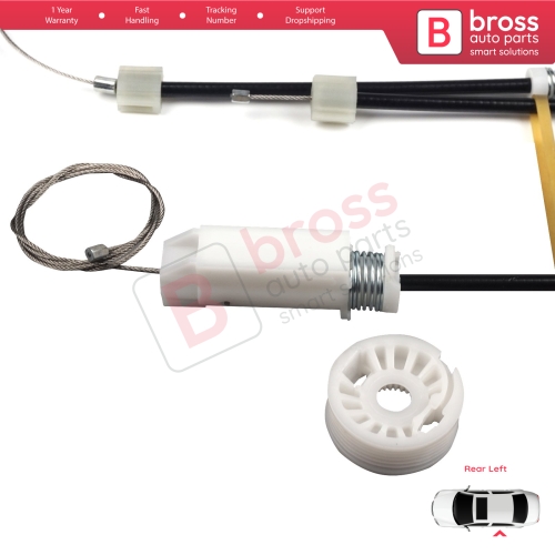 Window Regulator Repair Kit Rear Left for Mercedes CLS Class C219 W219 2004-2011 A2197300746