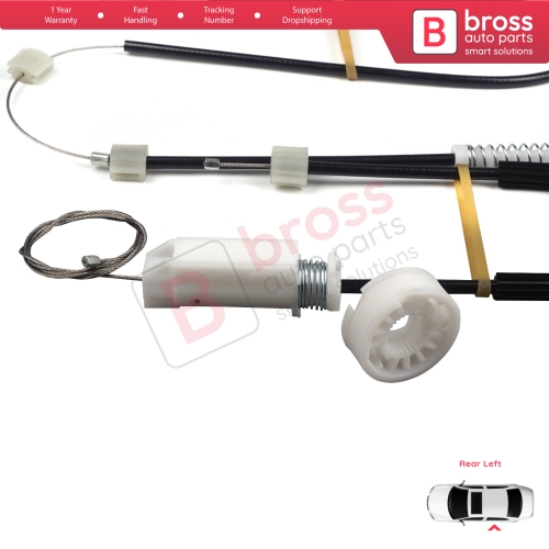 Window Regulator Repair Kit Rear Left for Mercedes CLS Class C219 W219 2004-2011 A2197300746