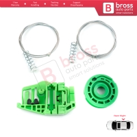 Window Regulator Repair Kit Rear Right for BMW 1 E87 2003-2012 5-Door Hatchback 51357138468