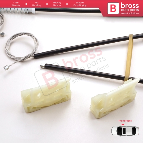 Power Window Regulator Repair Set Front Right for Citroen C4 Picasso MK1 UD Grand UA 2006-2013 MPV 9222CT