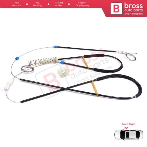 Window Regulator Repair Kit Right for Mini Cooper MK1 R50 R52 R53 2001-2008 2/3 Door HB Convertible 51337039452