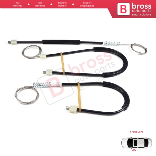 Window Regulator Repair Kit Front Left for Vauxhall Opel Astra J P10 MK6 2009-2016 4/5 Door 13350757