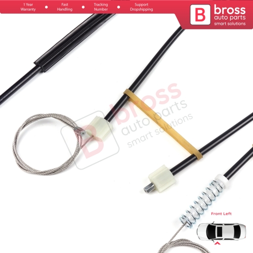 Window Regulator Repair Kit Front Left for Vauxhall Opel Astra J P10 MK6 2009-2016 4/5 Door 13350757