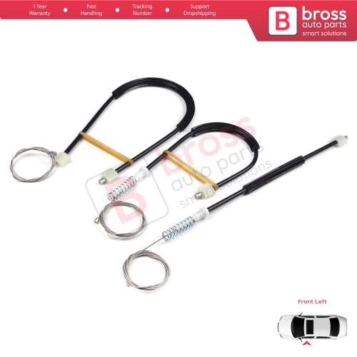 Window Regulator Repair Kit Front Left for Vauxhall Opel Astra J P10 MK6 2009-2016 4/5 Door 13350757