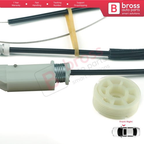 Window Regulator Repair Kit Right for Audi TT MK2 8J3 8J9 2006-2014 2-Door Coupe Convertible 8J0837462