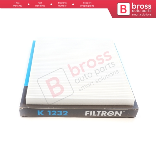 Cabin Air Particulate Pollen Filter Genuine FILTRON K 1232 for Kia Carens FJ Sportage MK2 Rio JB UB Carens UN Cerato TD Shuma TD