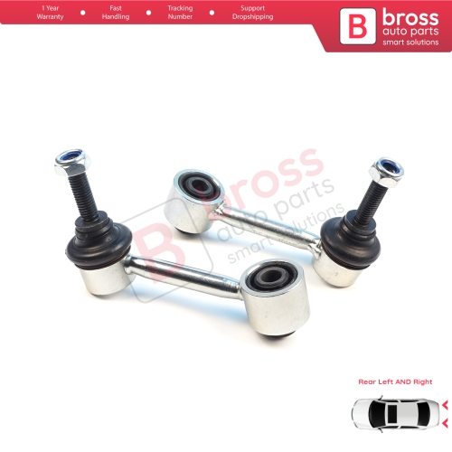 2 Pieces Rear Sway Bar Stabilizer Link for VW Beetle 5C Eos 1F Golf MK5 6 Jetta 5 6 Passat B6 B7 CC 357 358 Scirocco 3 Sharan 2 Tiguan 1 Touran 1 1K0505465C