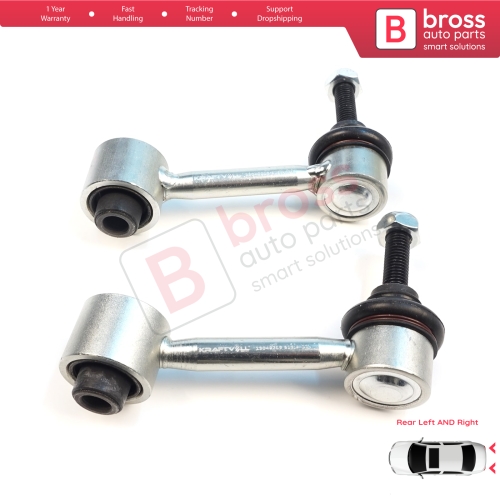 2 Pieces Rear Sway Bar Stabilizer Link for VW Beetle 5C Eos 1F Golf MK5 6 Jetta 5 6 Passat B6 B7 CC 357 358 Scirocco 3 Sharan 2 Tiguan 1 Touran 1 1K0505465C