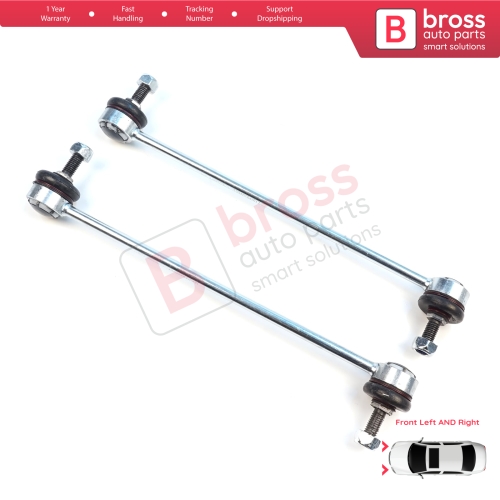 2 Pieces Front Sway Bar Stabilizer Link for Renault Laguna MK3 Mazda 3 5 Axela Biante CC Premacy CR Volvo S40 2 V50 C70 2 V40 3M513B438AB