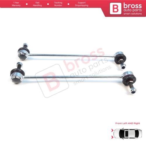 2 Pieces Front Sway Bar Stabilizer Link for Renault Laguna MK3 Mazda 3 5 Axela Biante CC Premacy CR Volvo S40 2 V50 C70 2 V40 3M513B438AB