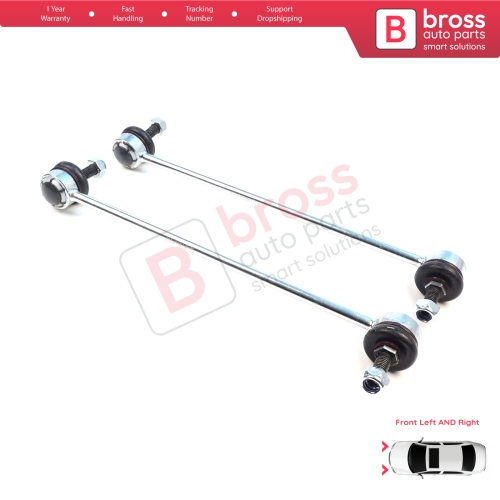 2 Pieces Front Sway Bar Stabilizer Link for Renault Laguna MK3 Mazda 3 5 Axela Biante CC Premacy CR Volvo S40 2 V50 C70 2 V40 3M513B438AB