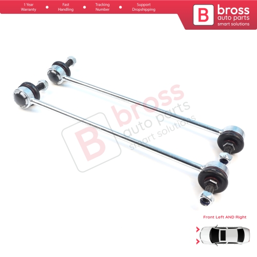 2 Pieces Front Sway Bar Stabilizer Link for Renault Laguna MK3 Mazda 3 5 Axela Biante CC Premacy CR Volvo S40 2 V50 C70 2 V40 3M513B438AB