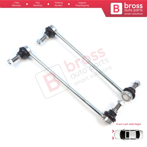 2 Pieces Front Left Right Sway Bar Stabilizer Link for Renault Koleos MK1 2 Scenic Megane E-Tech QM5 QM6 Infiniti QX60 546681AA0A