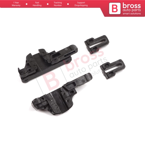 Sunroof Glass Rail Slider Slideway Bracket Set for Renault Megane Scenic MK2 3 Laguna MK3 Koleos Latitude Talisman