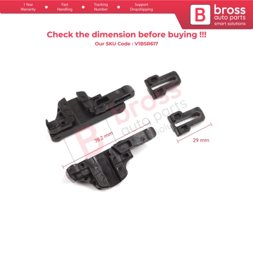Sunroof Glass Rail Slider Slideway Bracket Set for Renault Megane Scenic MK2 3 Laguna MK3 Koleos Latitude Talisman
