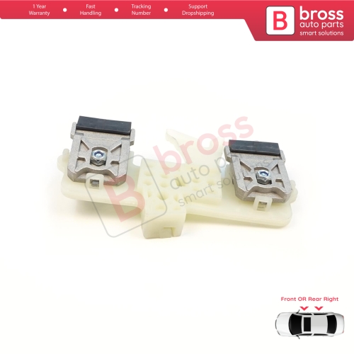 Window Regulator Repair Clips Right Door for Ford Fiesta MK6 CB1 CCN JA8 JR8 2008-2017 4/5 Door 1568365 1567309