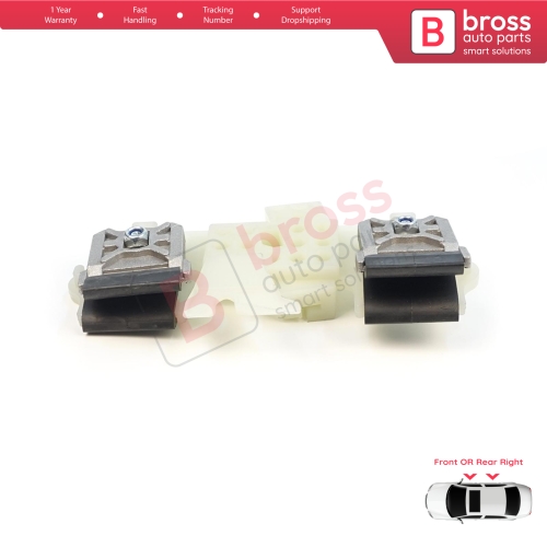 Window Regulator Repair Clips Right Door for Ford Fiesta MK6 CB1 CCN JA8 JR8 2008-2017 4/5 Door 1568365 1567309