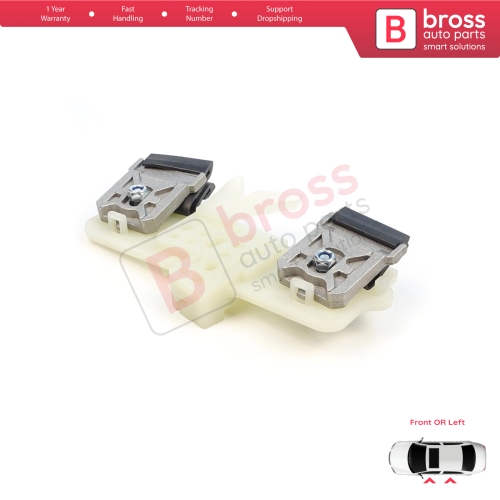 Window Regulator Repair Clips Left Door for Ford Fiesta MK6 CB1 CCN JA8 JR8 2008-2017 4/5 Door 1573811 1568451