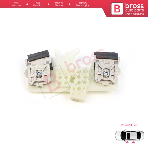 Window Regulator Repair Clips Left Door for Ford Fiesta MK6 CB1 CCN JA8 JR8 2008-2017 4/5 Door 1573811 1568451