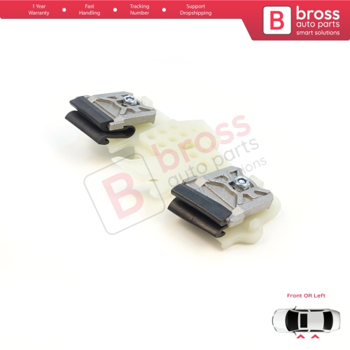 Window Regulator Repair Clips Left Door for Ford Fiesta MK6 CB1 CCN JA8 JR8 2008-2017 4/5 Door 1573811 1568451