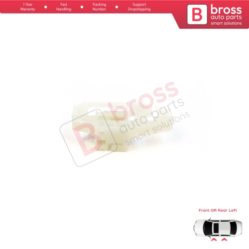 Window Regulator Repair Clips Front or Rear Left Door for Renault Scenic Grand Scenic MK2 JM0/1 2003-2009 8200118777