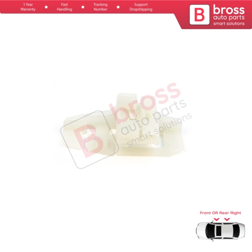 Window Regulator Repair Clips Front or Rear Right Door for Renault Scenic Grand Scenic MK2 JM0/1 2003-2009 8200118775