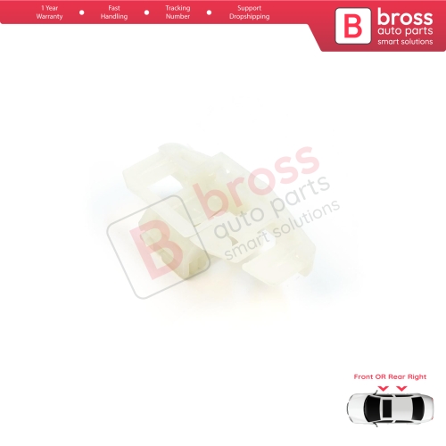 Window Regulator Repair Clips Front or Rear Right Door for Renault Scenic Grand Scenic MK2 JM0/1 2003-2009 8200118775