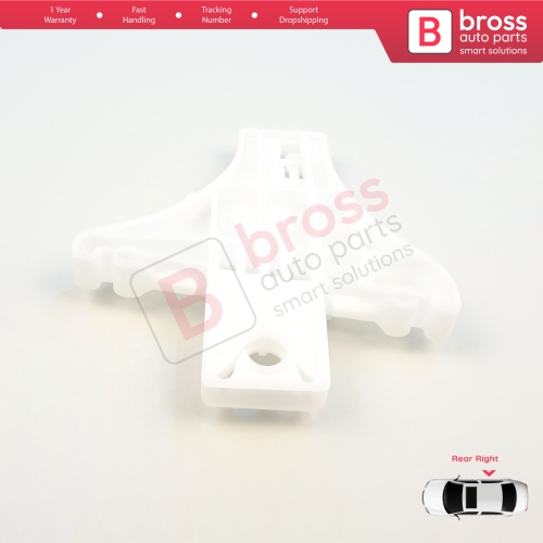 Window Regulator Repair Clips Rear Right Door for Citroen C5 MK1 DC DE RC RE 2001-2008 5-Door 9632533380