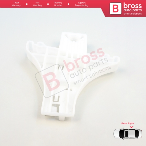 Window Regulator Repair Clips Rear Right Door for Citroen C5 MK1 DC DE RC RE 2001-2008 5-Door 9632533380