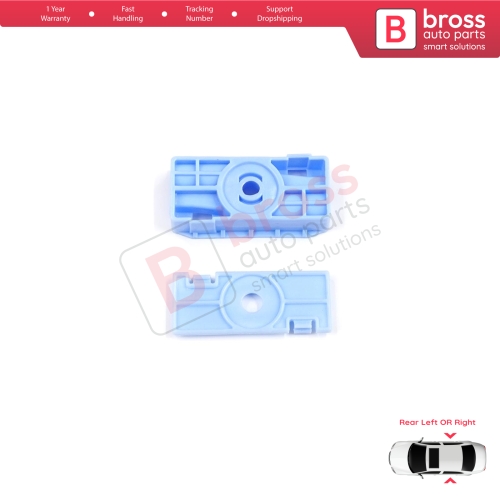 Rear Quarter Window Regulator Repair Clips for Audi 80 B3 B4 A4 S4 Coupe Cabriolet Convertible