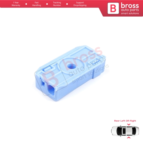 Rear Quarter Window Regulator Repair Clips for Audi 80 B3 B4 A4 S4 Coupe Cabriolet Convertible