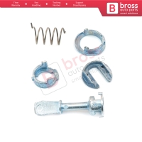 Front Door Lock Barrel 45 mm Repair Kit 1U0837167E for VW Polo MK4 9N 2001-2009 4/5 Door Only