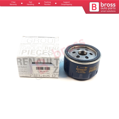 Oil Filter Genuine Renault MAIS 7700274177 for VAZ Lada Largus K7M K4M 2012-On 5-Door Station Wagon Van Cross