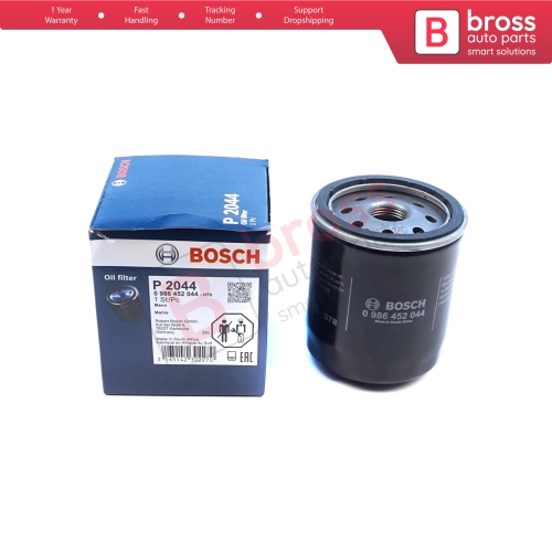Oil Filter Genuine Bosch P2044 0986452044 for Suzuki Swift Vitara SJ 410 413 Baleno Vitara Jimny SX4 Samurai Liana