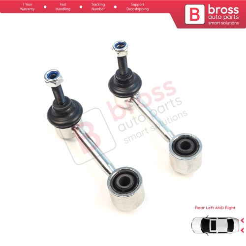 2 Pieces Rear Sway Bar Stabilizer Link for Seat Alhambra MK2  Altea 5P XL Leon 2 Toledo 3 Skoda Octavia 2 A5 Superb 2 3T Yeti 5L 1K0505465C