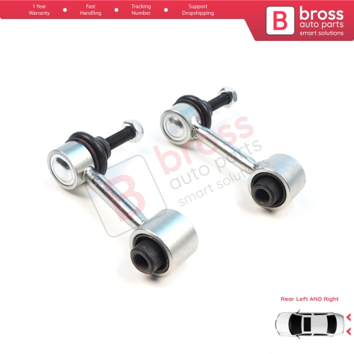 2 Pieces Rear Sway Bar Stabilizer Link for Seat Alhambra MK2  Altea 5P XL Leon 2 Toledo 3 Skoda Octavia 2 A5 Superb 2 3T Yeti 5L 1K0505465C