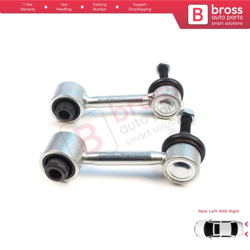 2 Pieces Rear Sway Bar Stabilizer Link for Seat Alhambra MK2  Altea 5P XL Leon 2 Toledo 3 Skoda Octavia 2 A5 Superb 2 3T Yeti 5L 1K0505465C
