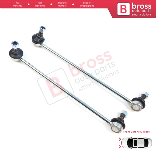 2 Pieces Front Sway Bar Stabilizer Link for Skoda Karoq Kodiaq 2 Octavia 2 3 4 Superb 2 3 Yeti 1K0411315B
