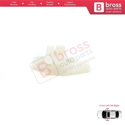 Window Regulator Repair Clips B Front Left or Right Door for Citroen Xsara N2 N0 1997-2010 3/5-Door 9221H4 9221H3