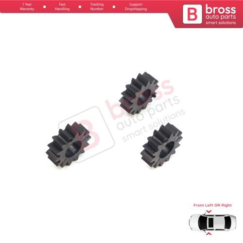 Front Seat Lumbar Support Motor Repair Gears for Chevrolet Avalanche Silverado Suburban Tahoe TrailBlazer Schukra 2010002F