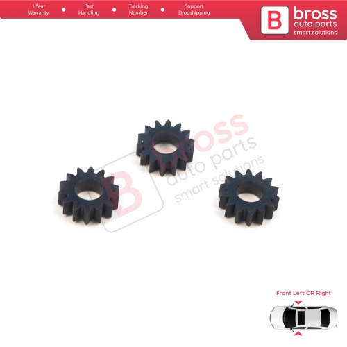 Front Seat Lumbar Support Motor Repair Gears for Chevrolet Avalanche Silverado Suburban Tahoe TrailBlazer Schukra 2010002F