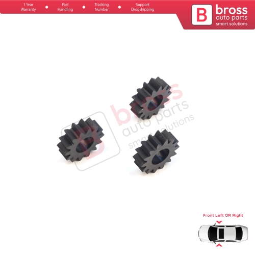 Front Seat Lumbar Support Motor Repair Gears for Chevrolet Avalanche Silverado Suburban Tahoe TrailBlazer Schukra 2010002F