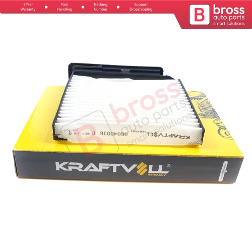 Cabin Air Particulate Pollen Filter Genuine KRAFTVOLL 06040036 for Renault Clio MK2 3 4 Duster MK1 HS Logan MK1 Sandero Stepway MK1 Twingo MK2 Wind