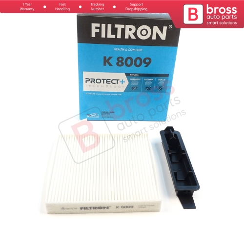 Cabin Air Particulate Pollen Filter Genuine FILTRON K 8009 for Renault Clio MK2 3 4 Duster MK1 HS Logan MK1 Sandero Stepway MK1 Twingo MK2 Wind