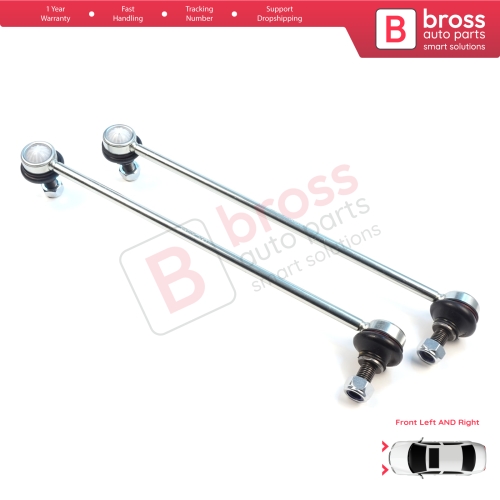 2 Pieces Front Sway Bar Stabilizer Link for VW Arteon Beetle Caddy CC Eos Golf Jetta Passat Scirocco Sharan Tiguan Touran T-Roc 1K0411315B