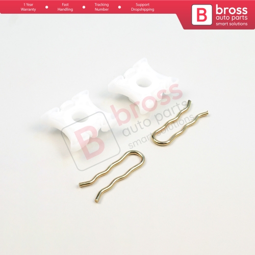 Window Regulator Sliding Shoe Pivot Clips For Opel Astra G Coupe Convertible T98 2000-2006 5140033 5140034